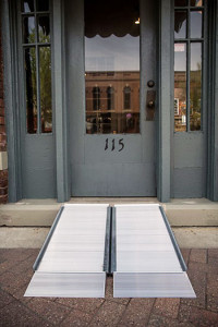 Easy-to-install wheelchair ramps increase access to your business or election site.